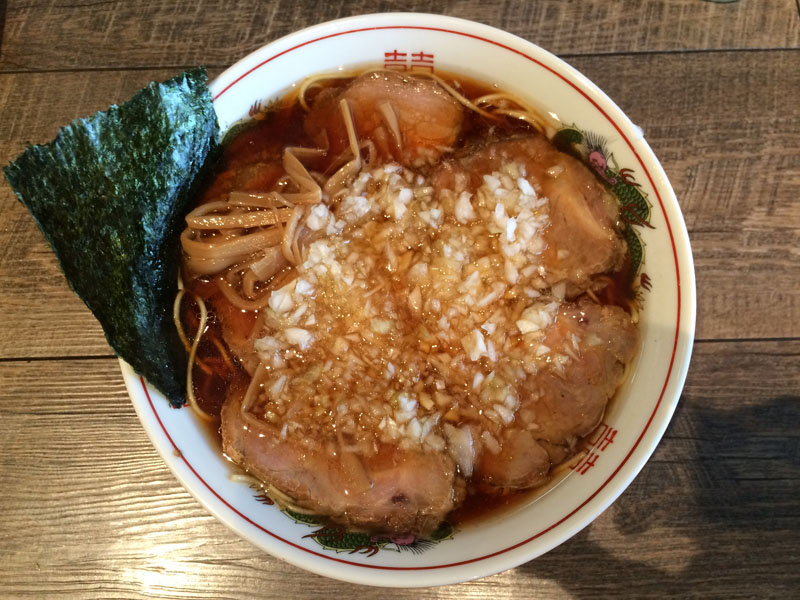 八王子ラーメン　アメミ屋　チャーシュー麺